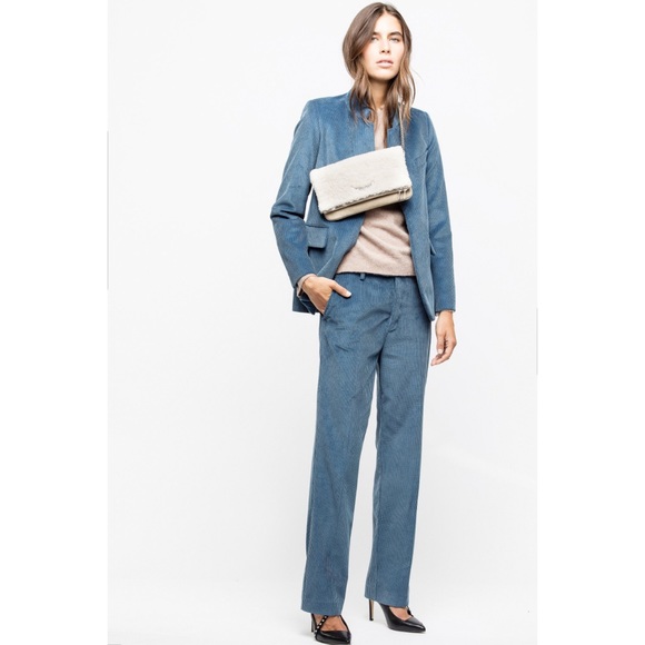 Zadig and Voltaire very velours blazer jacket NEW - Picture 1 of 8